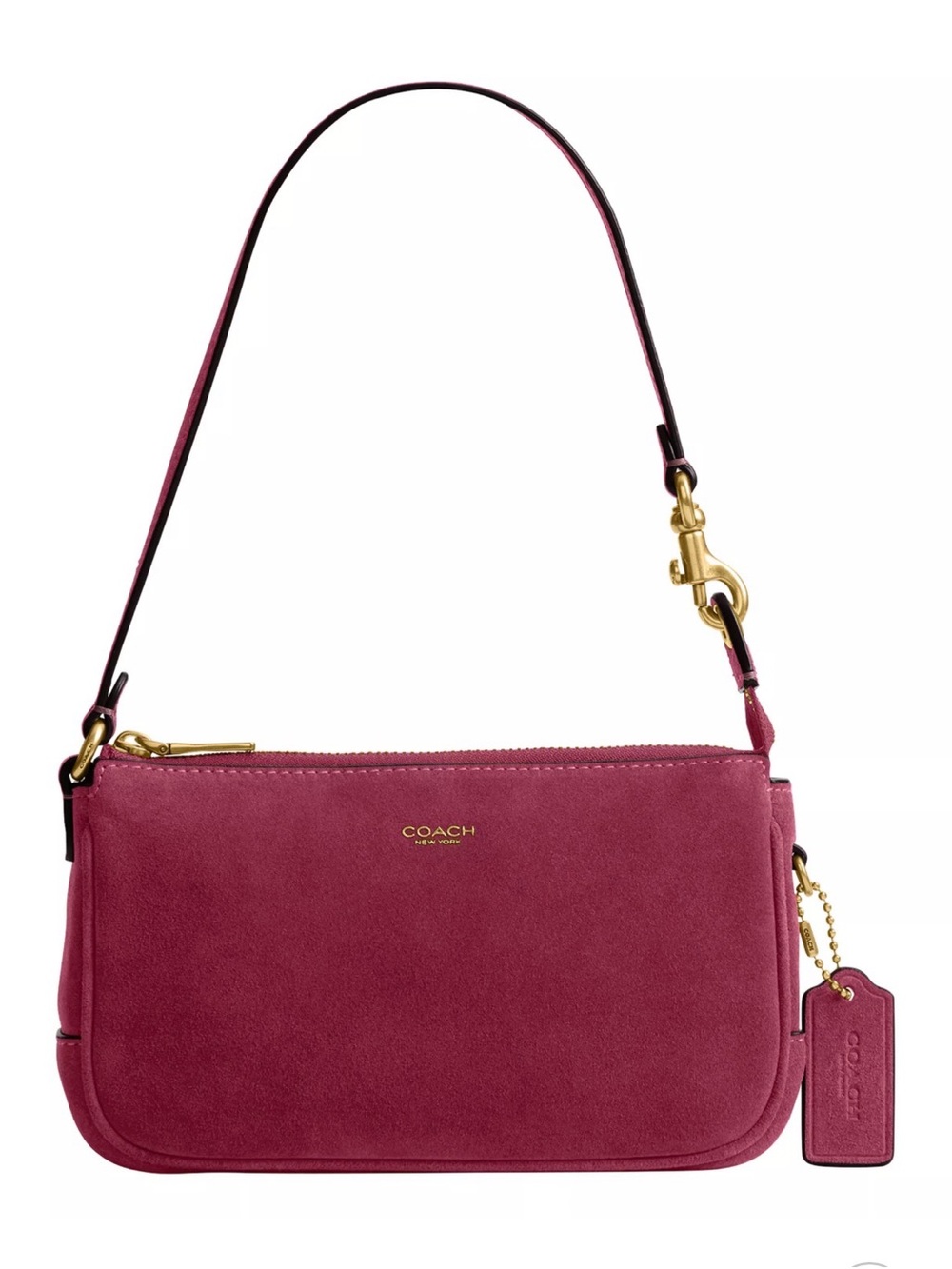 Coach Plaza 18 Fuchsia